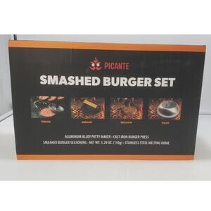 Picante Smashed Burger Set, **NEW**